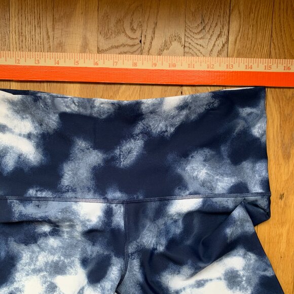 Old Navy Tie Dye Leggings Womens Large Full Length Blue & White - Picture 7 of 10